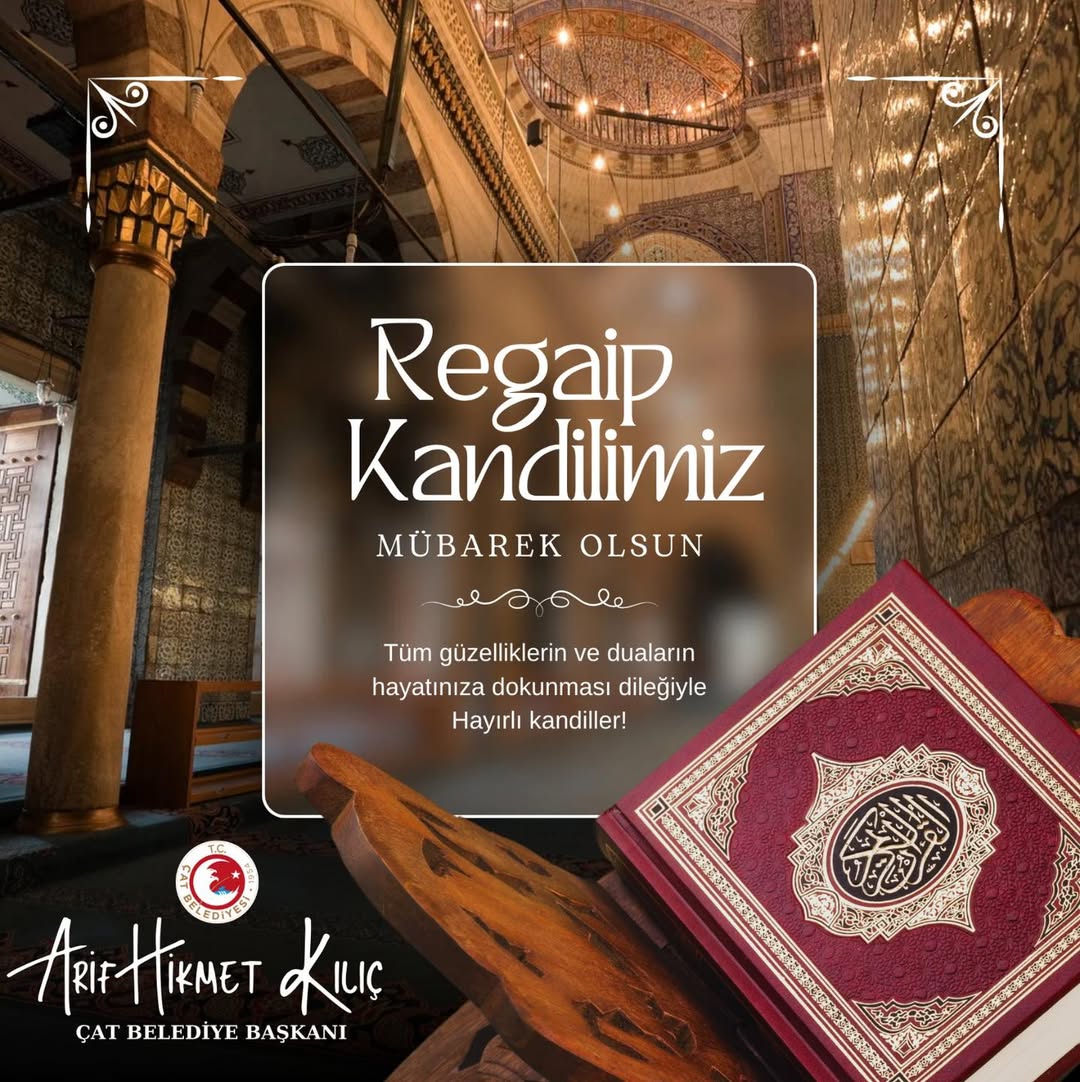 Regaip Kandili?ni ve mübarek üç aylarını tebrik ediyorum.