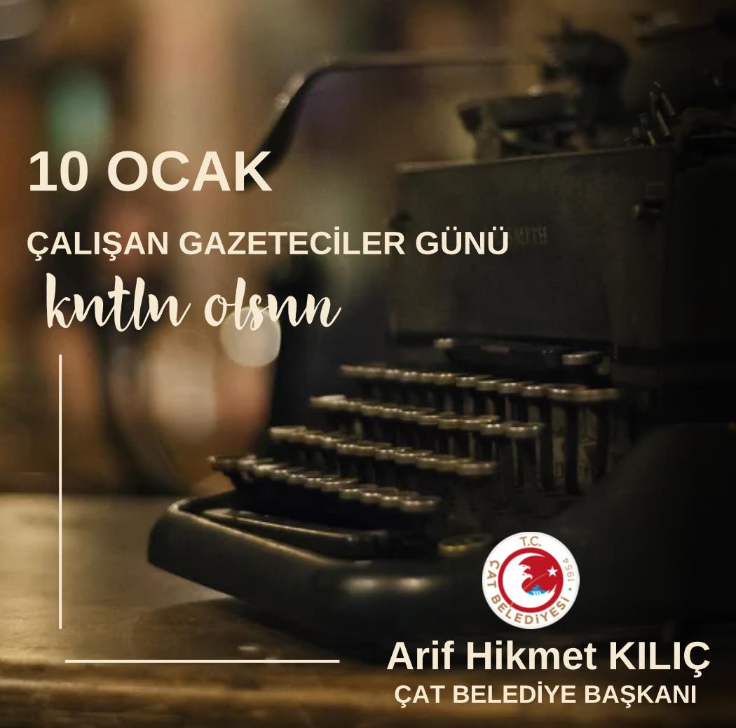 10 Ocak alan Gazeteciler Gnn kutluyorum.
