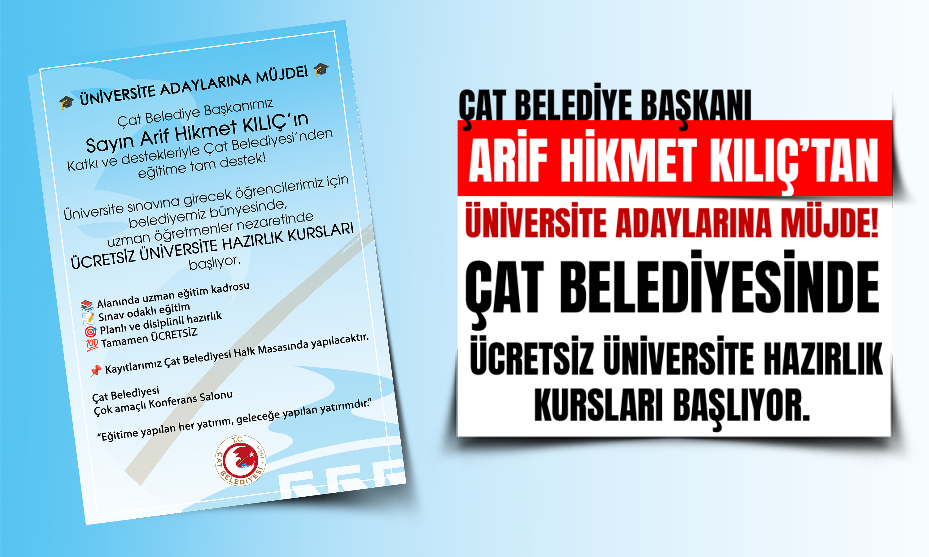 �at Belediyesinden B�y�k Jest