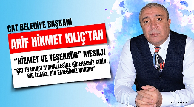 "Ba�kan K�l��: �at��n Her Mahallesinde Eme�imiz, Halk�m�z�n Deste�i Var"